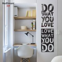 สติ๊กเกอร์ติดผนังอะคริลิค 3D ลาย Do what you love แต่งบ้าน ตกแต่งผนัง มินิมอล