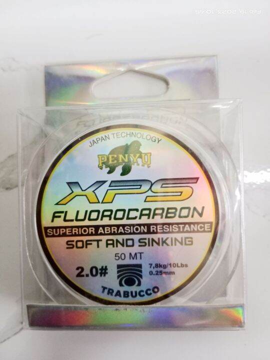Shock Leader XPS Fluorocarbon japan Soft and Sinking Fishing Line 50m