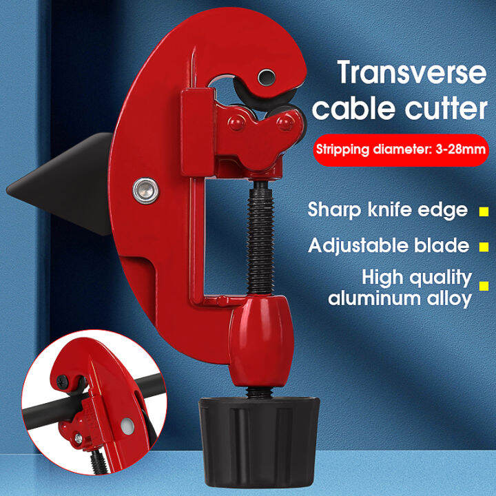 Fiber optic cable slitter tube cutter Heavy Duty Tubing Cutter cable stripper for 328mm Lazada
