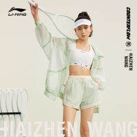 LI-NING CF เสื้อกันลมรุ่นร่วม × HZW เสื้อกันลมผู้หญิงผิวรุ่นใหม่2023