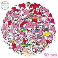 สติ๊กเกอร์ Mymelody 245 มายเมโลดี้ 50ชิ้น ซานริโอ้ sanrio kuromi มายเม เมโลดี้ myme คุโรมิ คิตตี้ hello kitty ติด แก้ว ขวดขวดน้ำ สมุด หนังสือ แก้วน้ำ กระติกน้ำ กะติกน้ำ ลิตร my melody ตุ๊กตา