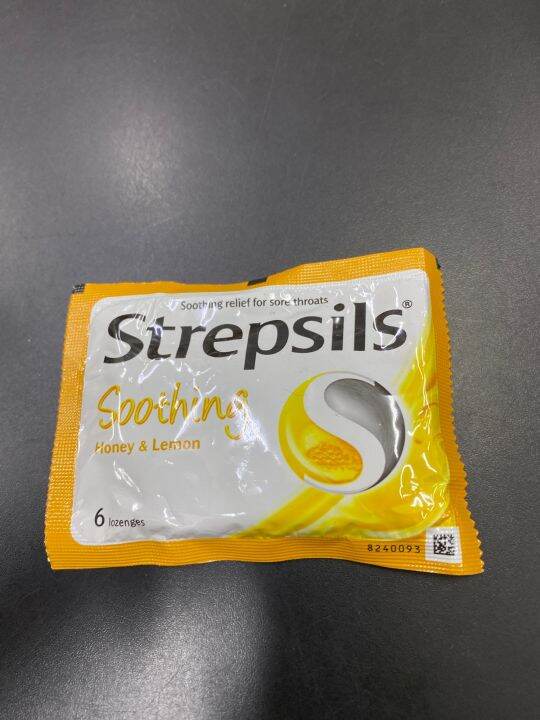 Strepsils Soothing Honey&Lemon 6 Lozenges | Lazada