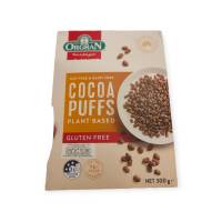 Orgran Cocoa Puffs Plant Based 300g.โกโก้ ฟัฟฟ์ ธัญพืชอบกรอบ รสโกโก้ ออร์แกรน 300 กรัม