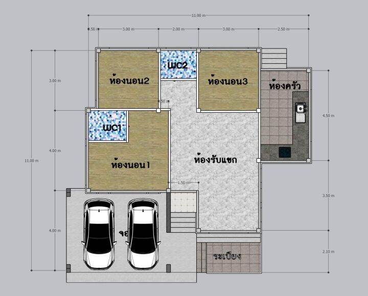 แบบบ้านสำเร็จ-3-ห้องนอน