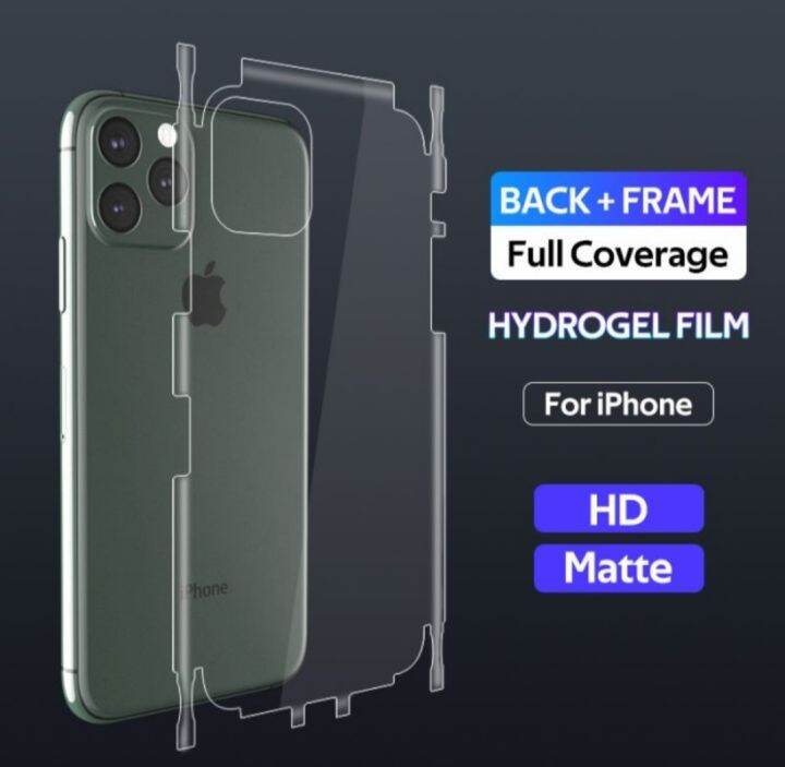 Film De Protection Hydrogel Ultra-fin Pour IPhone X/XR/XS/11/12 - 0.2mm, Auto-réparant, Pose Facile