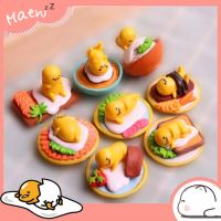 โมเดล ไข่ขี้เกียจ Gudetama sanrio 8ตัว/เซ็ต กุเดทามะ ไข่ดาว ไข่ขี้เกียจ น่ารัก