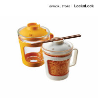 LocknLock  Easy cook Glassware ถ้วยต้มบะหมี่กึ่งสำเร็จรูป ขนาด 550ml. รุ่น LLG480