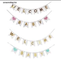 Oyr ธงแบนเนอร์ Welcome Baby Banners สําหรับตกแต่งวันเกิดเด็ก