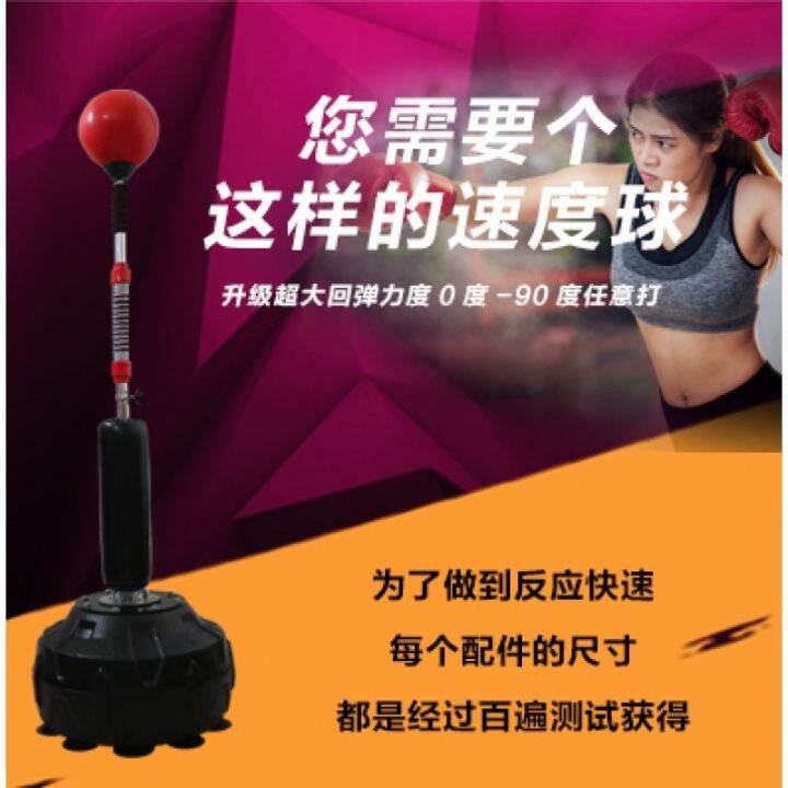 Boxing Speed Ball Sand Bag Vertical Household Tumbler Reaction Target
