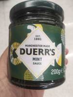 Duerrs  Mint Sauce 200g. มิ้นท์ซอส ซอสสำหรับจิ้มเนื้สัตว์ ดูเอิร์ 200 กรัม