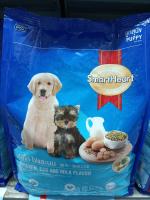 อาหารหมาเม็ด ยี่ห้อ Smart Heart Puppy ลูกสุนัข รสไก่ ไข่ และนม ขนาด1.5กิโล (1ถุง)