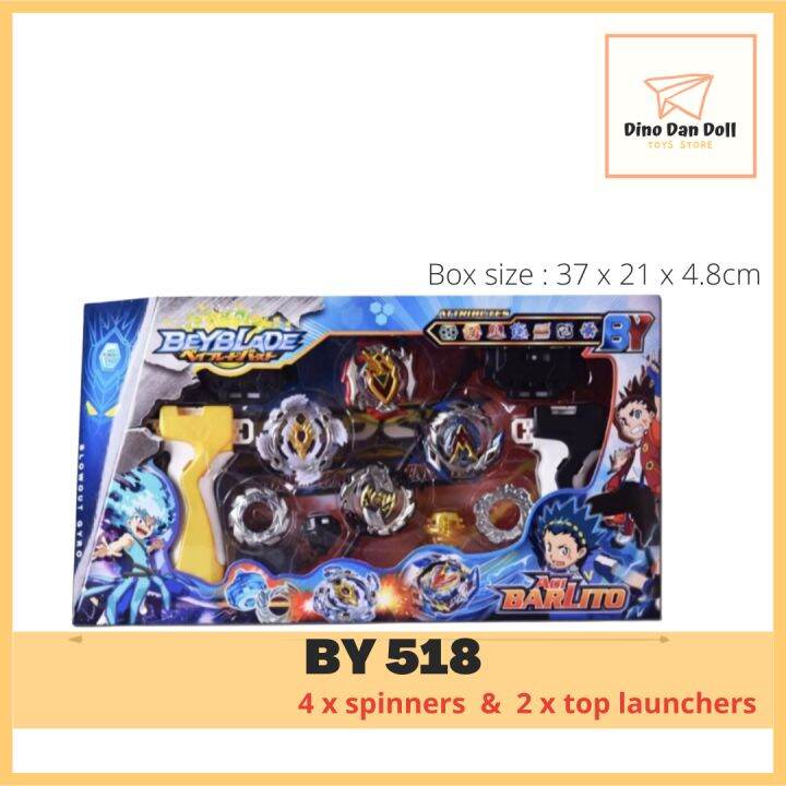 BEYBLADE SPINNING TOP LAUNCHER SET ( READY STOCK) Lazada
