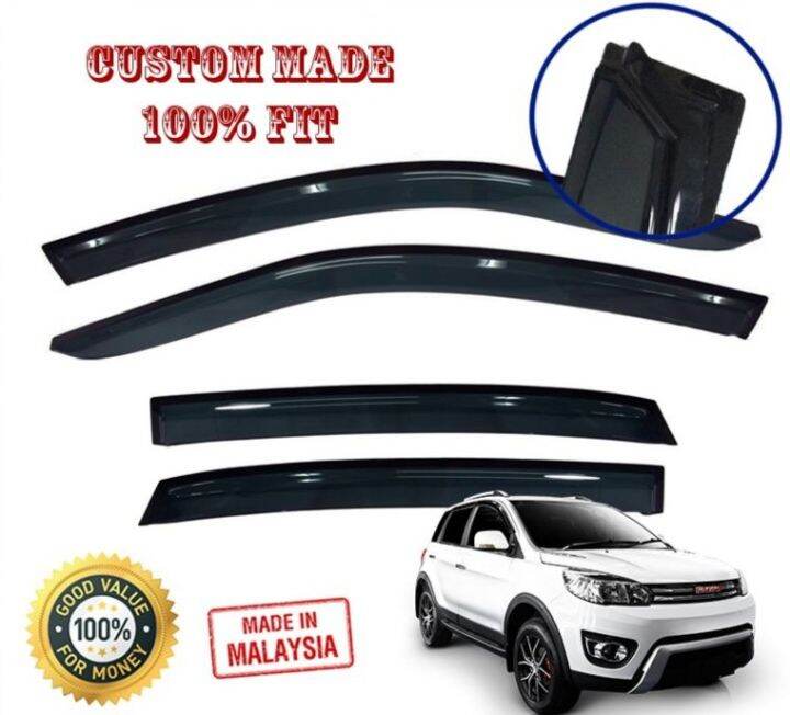 Great Wall / Haval H1 / M4 Original Oem High Quality Acrylic Door Visor ...