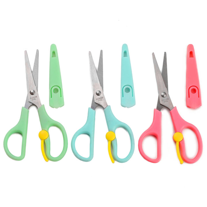 1pc Safe Scissor For Kids, Students, Paper Cutting, Diy Crafts