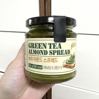 Feliz Green Tea Almond Spread เสปรดชาเขียวผสมอัลมอนด์ 250g