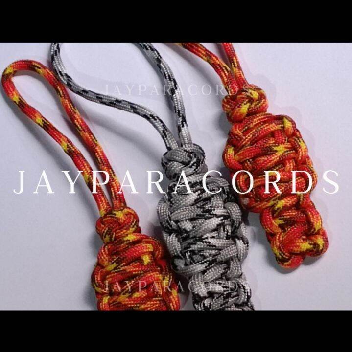 Flatman Paracord zipper pull keychain Lazada PH