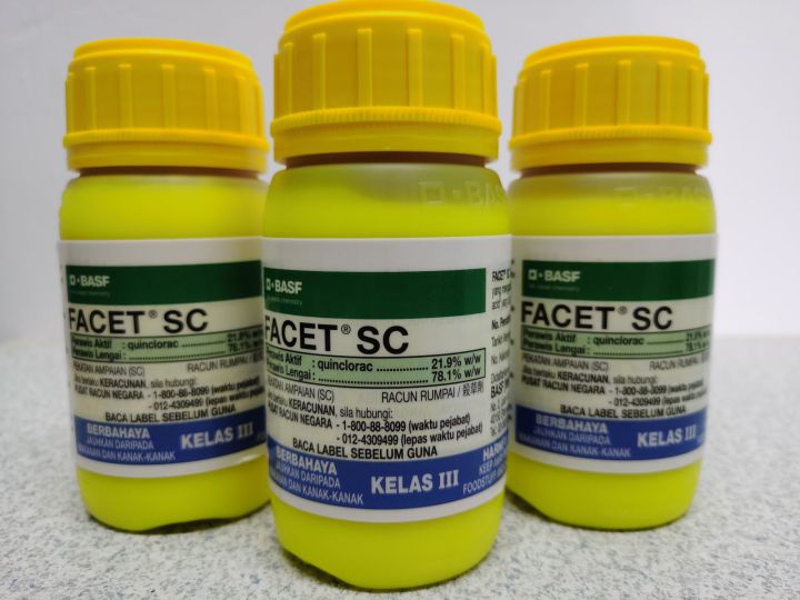 250ml Basf Facet Sc Racun Rumpai Racun Rumput Padi Burung Sambau Bunga