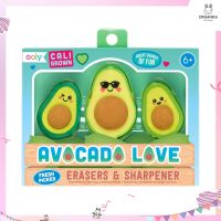 2in1 Avocado Eraser &amp; Sharpener ยางลบ และ กบเหลาดินสอ เซ็ทอะโวคาโด้สุดน่ารักจากแบรนด์ Ooly