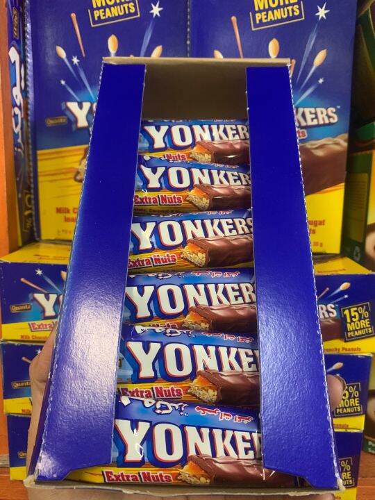 YONKERS milk Chocolate,Caramel & Nougat with crunchy peanut (12*35g