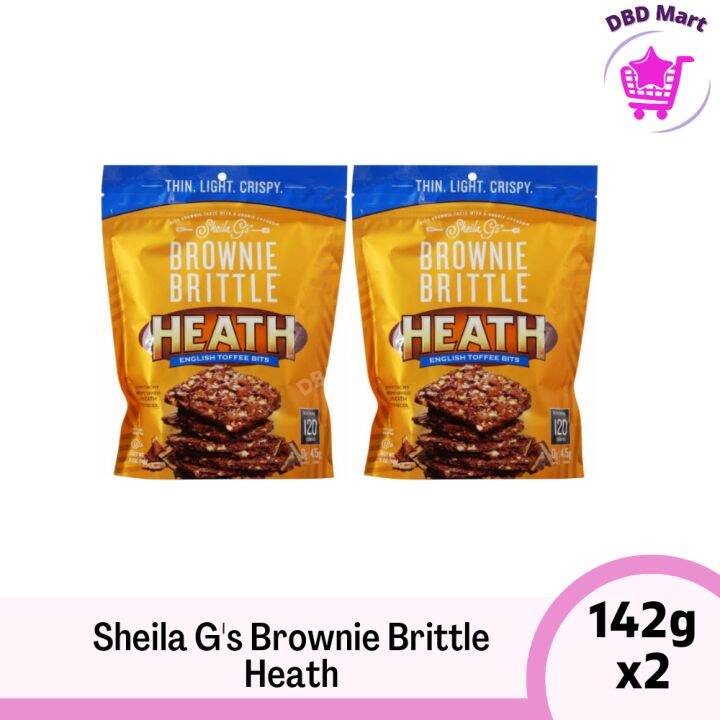 Sheila G's • Brownie Brittle • Heath English Toffee Bits 142g x2