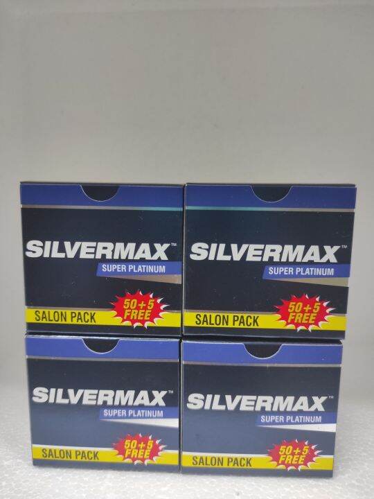 SILVERMAX SUPER PLATINUM DOUBLE EDGE BLADES 220'S Lazada