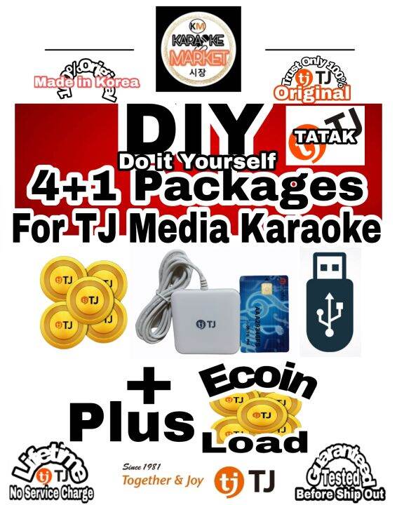 TJ Media Karaoke Player DIY 4+1 Packages Lazada PH
