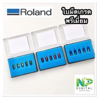 ใบมีด Roland เกรดสแตนเลส ใช้ได้ทุกรุ่น ทนกว่า 5 เท่า (ราคาต่อ 1 กล่อง)