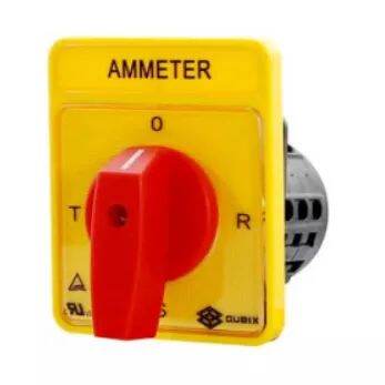 qubix-ซีเล็คเตอร์-โวลท์-แอมป์-มิเตอร์-volt-amp-meter-selector-switch-ขนาด-64x80-mm-สีแดงเหลือง-รุ่น-sa16