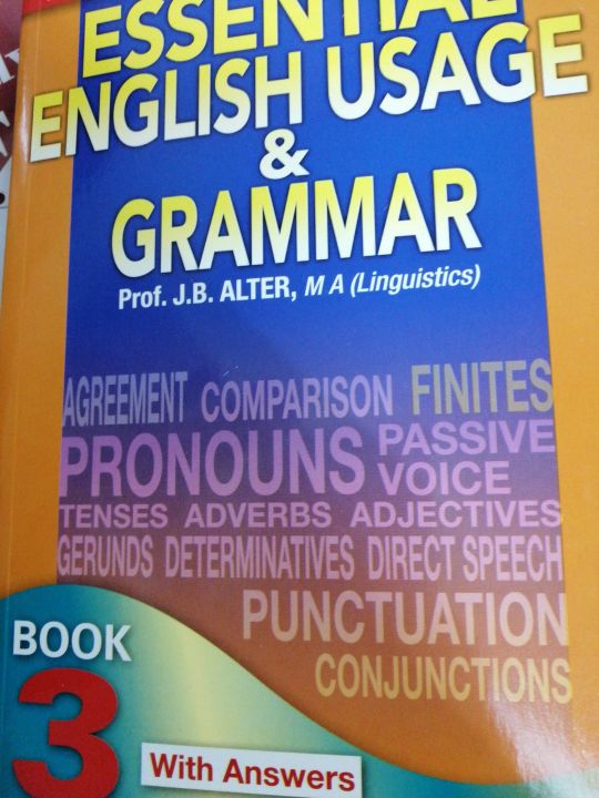 Essential English Usage and grammar Bk3. helps lower secondary students ...