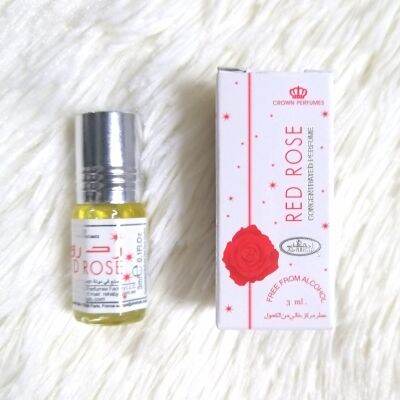 น้ำ​หอม​ Red​Rose​ by​ Alrehab​ perfumes ​roll​on​ Attar​ oil ​3ml​