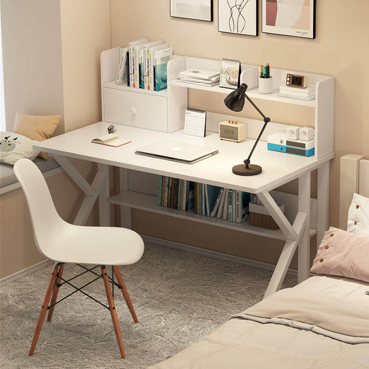 Computer Desk Desk Bookshelf Integrated Home Study Table Writing Desk