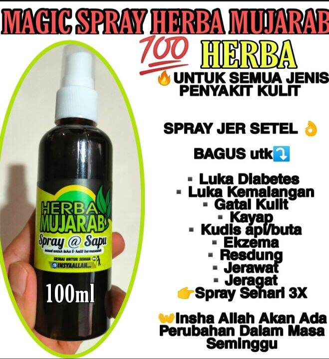 HERBA MUJARAB MAGIC SPRAY | Lazada