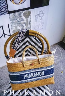 กระเป๋าสานBeach Bag Phaka Journey