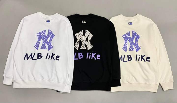 Áo Sweater MLB Like Cartoon Mega Over New York Yankees 3AMTL042650BKS   Dope Shop  Dopevncom