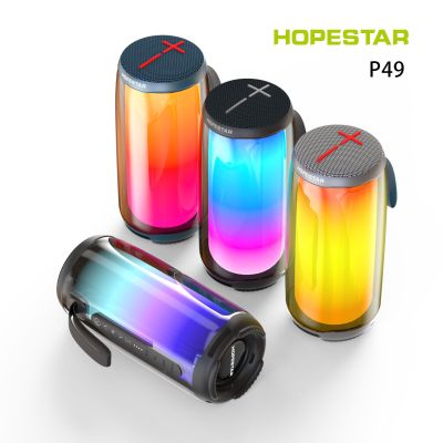 SY ของแท้100% Hopestar P49 ลําโพงซับวูฟเฟอร์ บลูทูธ แบบพกพา พลังงานสูง 2400mAh