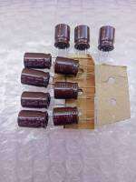 (15ชิ้น) Capacitor 470uF 25V ELNA 85C สีน้ำตาล ขนาด12x10mm. วงจรอิเล็คทรอนิกส์ กรอง เรียงกระแส แหล่งจ่ายไฟ DC Power Supply อย่างดีของใหม่แกะกล่องของแท้