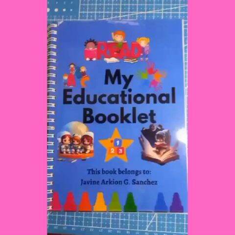 Educational Booklet, Educational Charts for kids, Alphabet, numbers ...