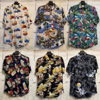 เสื้อเชิ้ตลายฮาวาย hawaii ไซค์ m l xl 2xl 3xl 4xl เนื้อผ้าเรยอน?%เนื้อผ้านิ่มสวมใส่สบายไม่ร้อน ใส่ได้ทั้งชายและหญิง