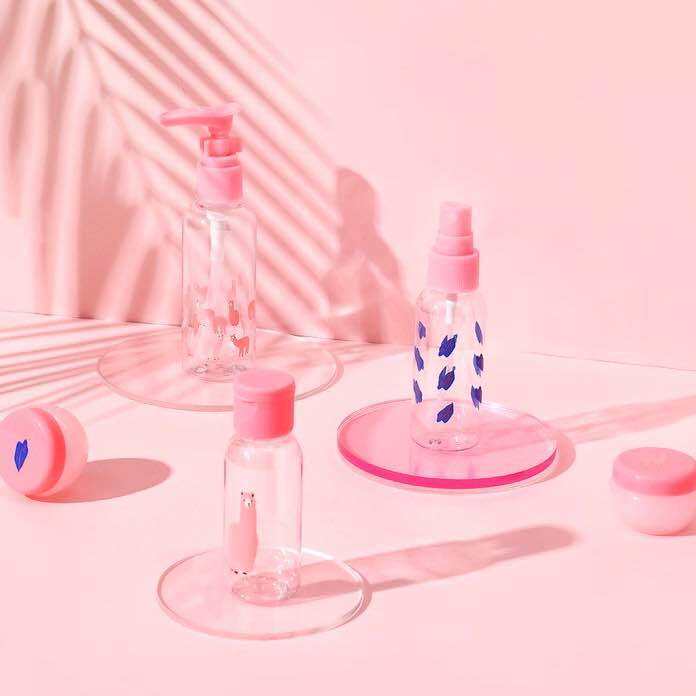 ️ Garden Travel Kit Bottle Containers Set 6 Pcs. ️by Miniso Lazada PH