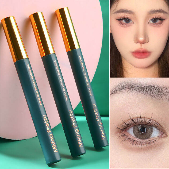 Golden มาสคาร่า หัวแปรงเรียวเล็ก กันน้ำกันเหงื่อ ไม่เลอะ ติดทนยาวนาน