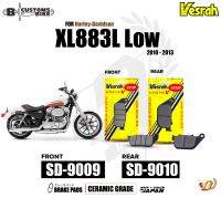 ผ้าเบรค Vesrah สำหรับ HD XL883L Low, Sportster 48, Iron883