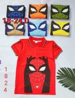 เสื้อยืดคอปก ลายSpiderman ผ้านิ่ม !!2023!!❤️