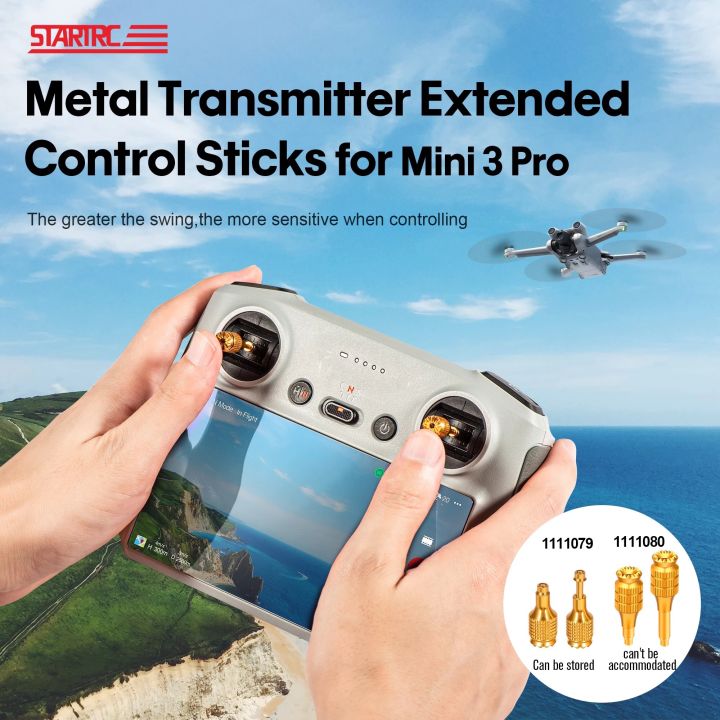 startrc-adjustable-replaceable-joysticks-control-sticks-for-dji-rc-remote-controller-mavic-mini-3-pro-accessories