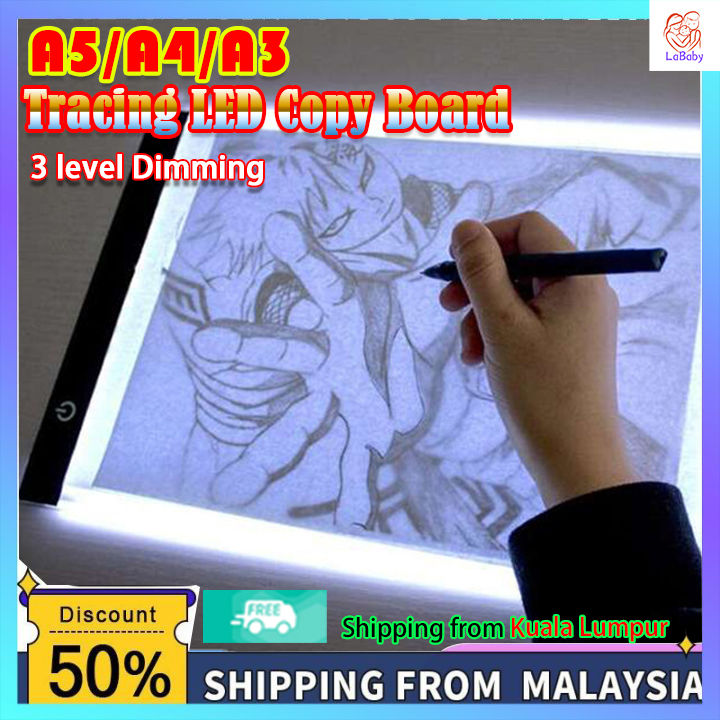 A4 LED Light Box Tracing Board Art Design Stencil Tattoo Copy Drawing Pad -  Games & Hobbies > Educational & Learning