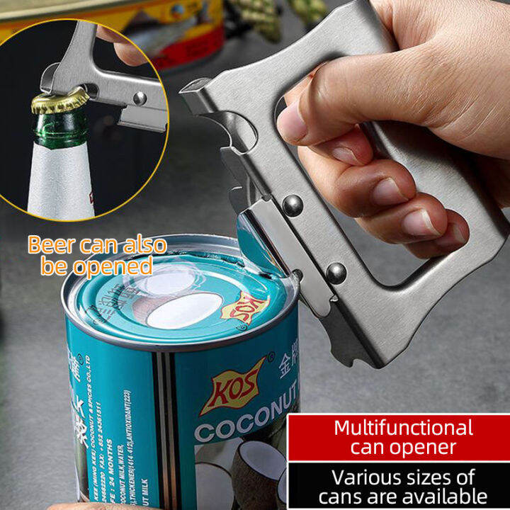 Zalik Can Opener Handheld Strongest Heaviest Duty Manual Can