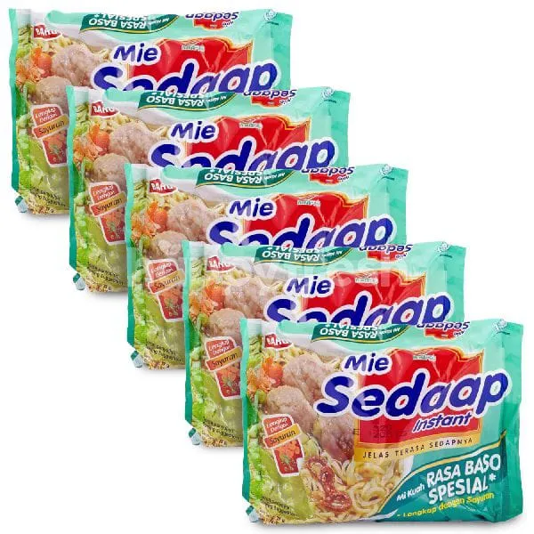 MIE SEDAP RASA BAKSO SPECIAL isi 5pcs/MIE INSTAN KUAH | Lazada Indonesia