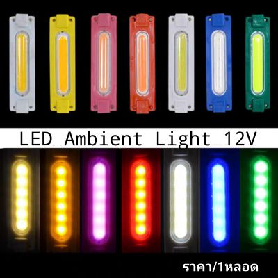 ไฟโมดูล ไฟ Module LED Ambient Light 12V กันน้ำ ไฟตกแต่งรถยนต์ ไฟ DIY 12V ราคา/1หลอด