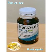 Blackmores Fish Oil Mini 30caps แบลคมอร์ส ฟิช ออยล์ มินิแคป 30 (ผลิตภัณฑ์เสริมอาหาร)