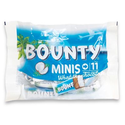 BOUNTY MINIS ช็อคโกแลตมะพร้าว หมดอายุ 18/2/2024