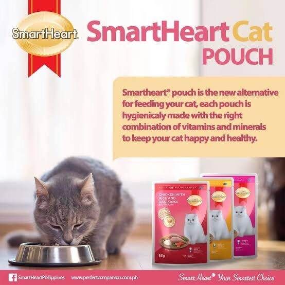 SmartHeart Cat Food in Pouch 85g Lazada PH